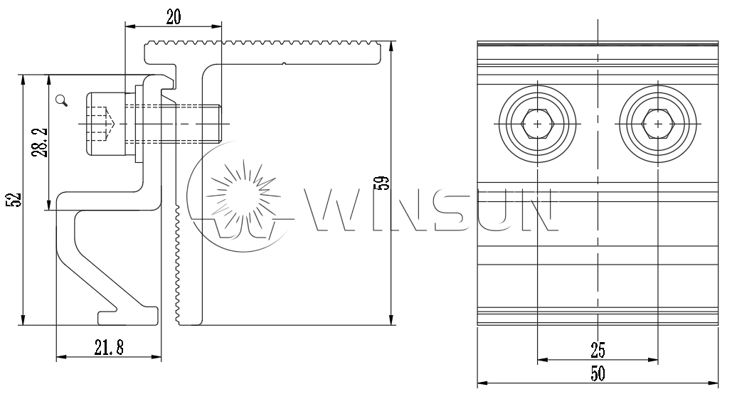 standing seam roof solar panel mounting bracket