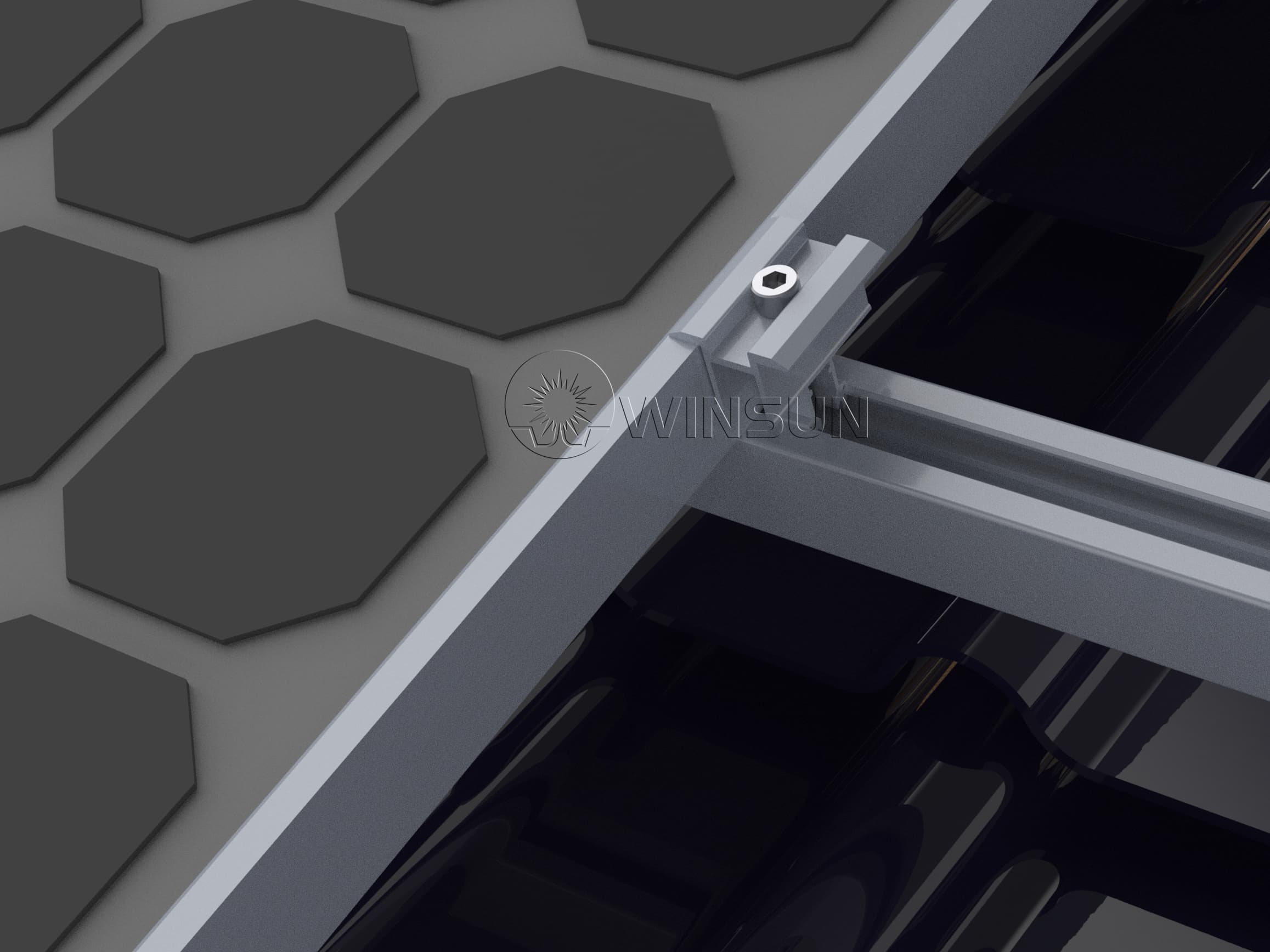 quick mount middle clamp for fastening solar panel