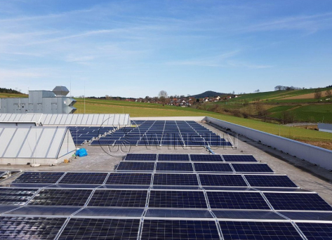 Sistema de montagem solar com lastro 200KW na Irlanda