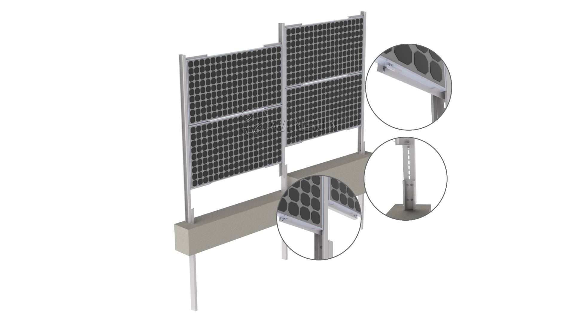 Solar Fence Mounting System