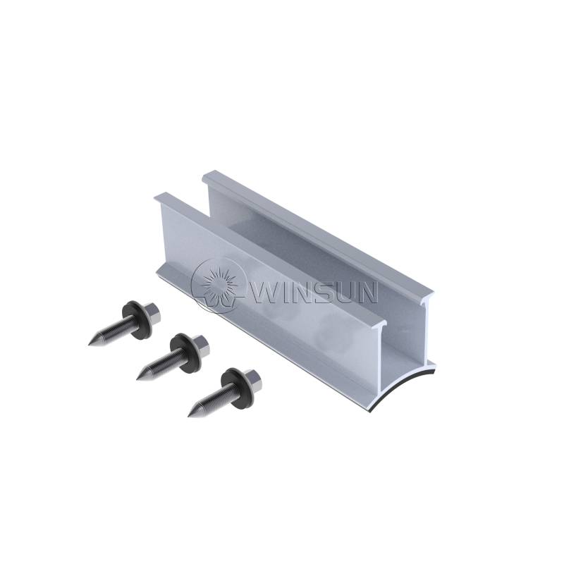 Mini Rail For Corrugated Metal Roofs
