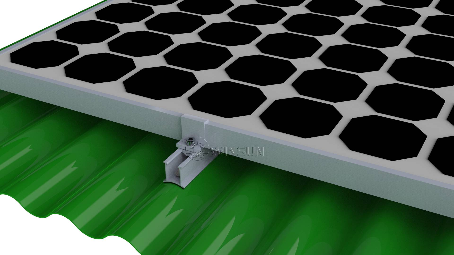 Corrugated Metal Roof Solar Mounting Bracket